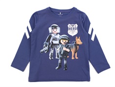 Name It bijou blue t-shirt Playmobil